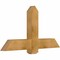 Ekena Millwork Eugene Rough Sawn Timber Gable Bracket, Western Red Cedar, 48"W x 26"H x 4"D x 6"F, 13/12 Pitch GBW048X26X0406EUG00RWR - alternate 4